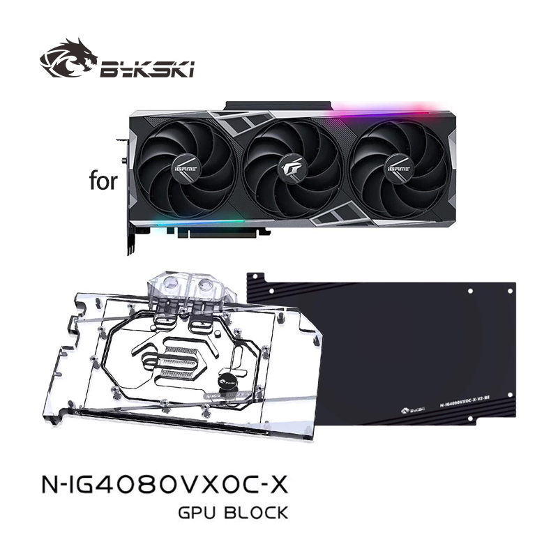 Rtx 4080 Water Cooling Block - Bykski N-IG4080VXOC-X waterblok voor kleurrijke GeForce