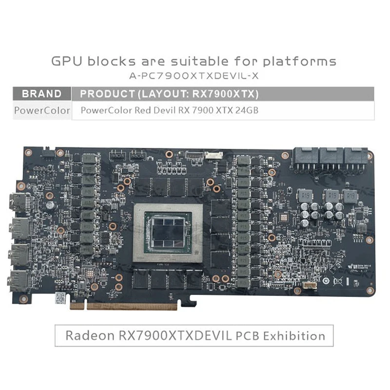 Bykski A-PC7900XTXDEVIL-X GPU- - Rx 7900 Xtx 24Gb recensie en prijs