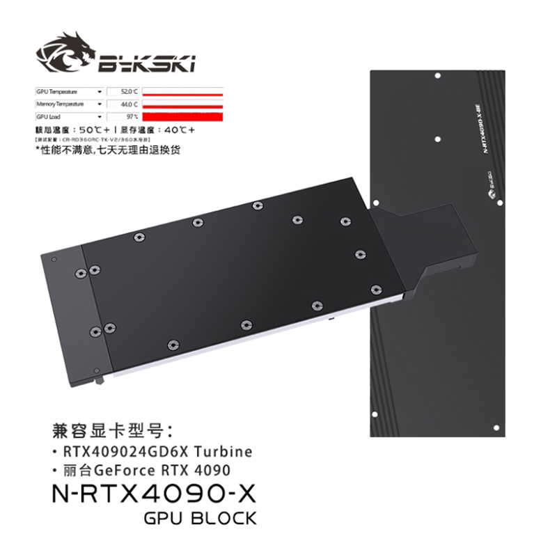 Bykski GPU-waterblok Gebruik v - Rtx 4090 Water Block Full Cover recensie en prijs